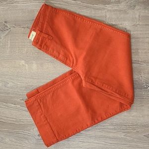 Madewell slim Emmett wide leg crop